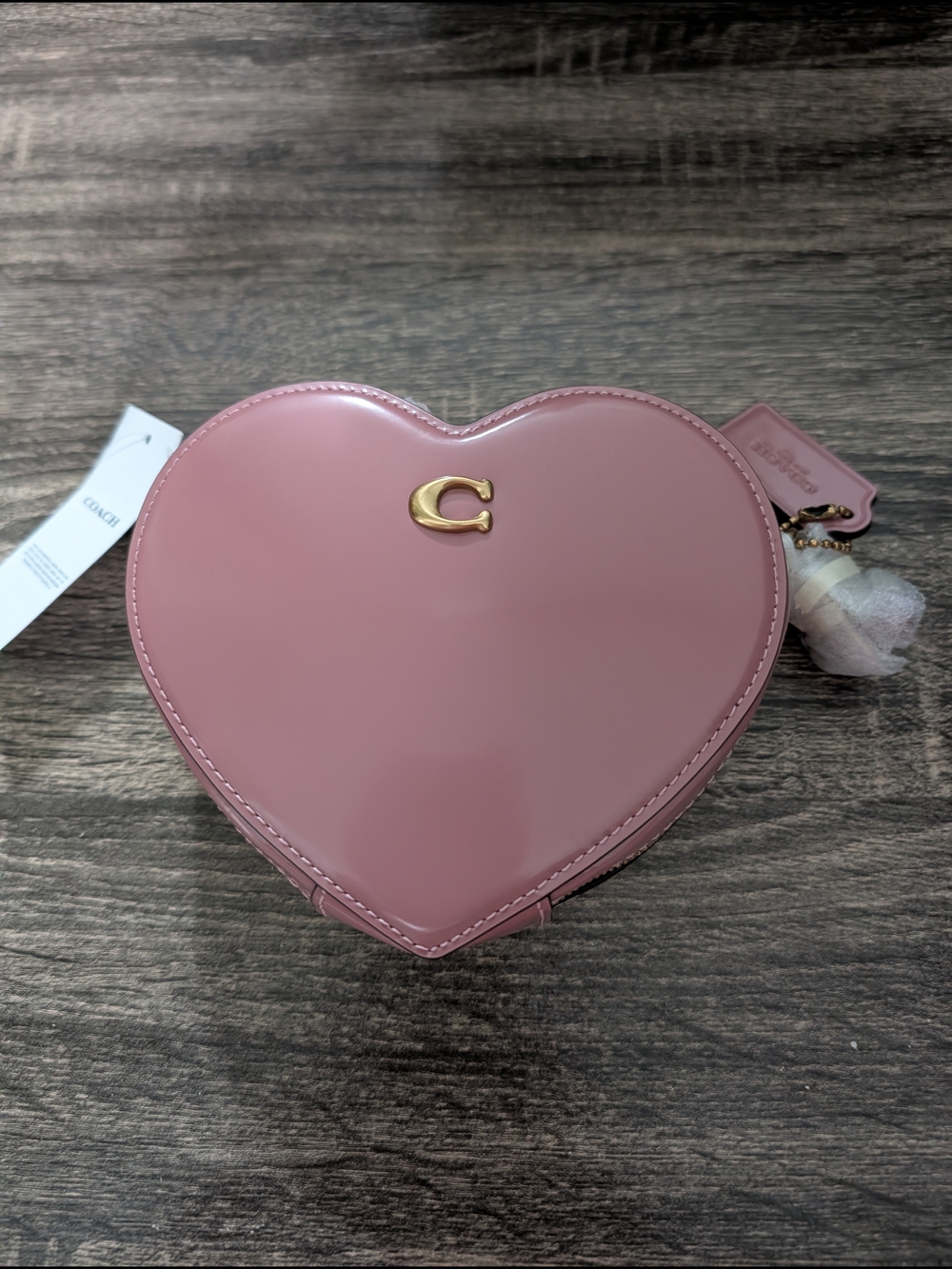 Coach Heart Crossbody Bag in Pink